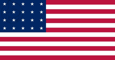 Bandera Estados Unidos (1818 - 1819)