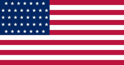 Bandera Estados Unidos (1877 - 1890)