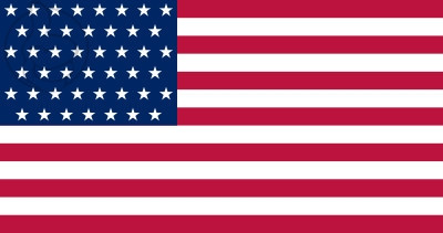 Bandera Estados Unidos (1896 - 1908)