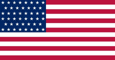 Bandera Estados Unidos (1908 - 1912)