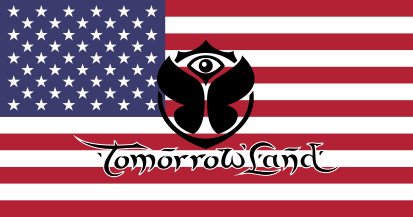 Bandera Estados Unidos Tomorrowland
