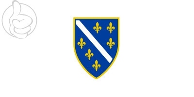Bandera República de Bosnia-Herzegovina (1992-1997)