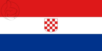 Bandera Croacia (1990)