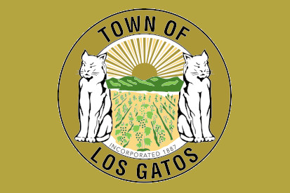 Bandera Los Gatos, California