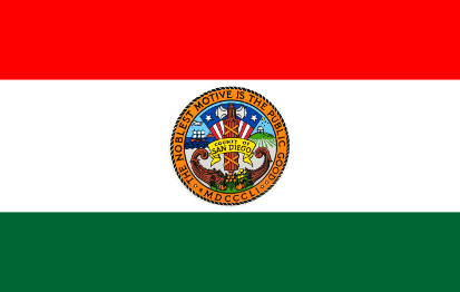 Bandera Condado de San Diego