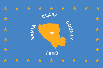 Bandera Condado de Santa Clara