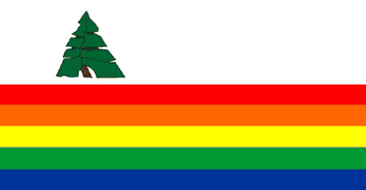 Bandera Condado de Santa Cruz