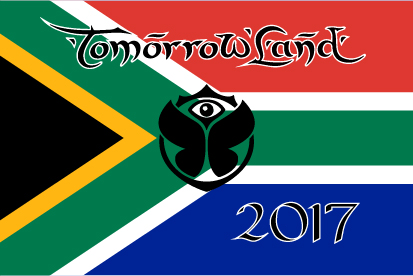 Bandera Tomorrowland Sudáfrica 2017