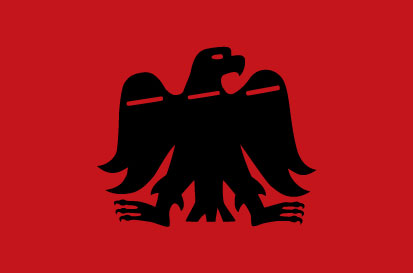 Bandera Arrano Beltza Roja