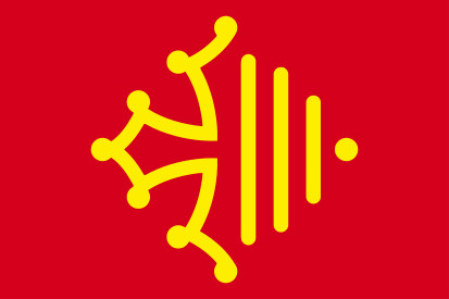 Bandera Región de Occitania