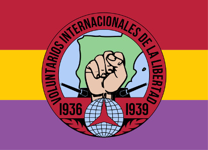 Bandera Voluntarios internacionales de la libertad