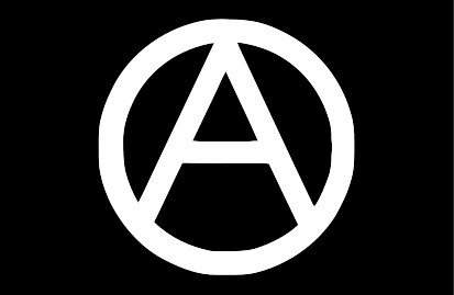 Bandera Símbolo Anarquista