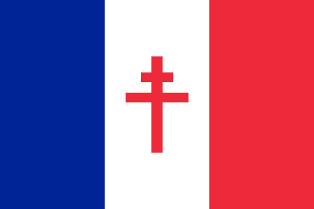 Bandera France Libre de De Gaulle
