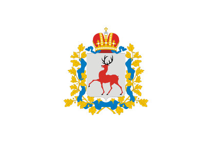 Bandera Óblast de Nizhni Nóvgorod