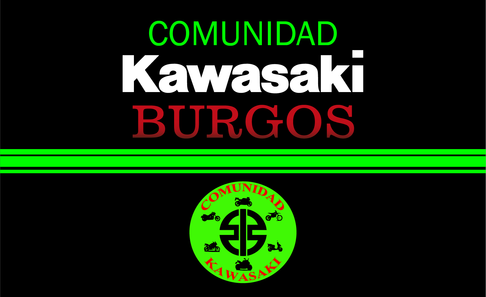 Bandera Comunidad Kawasaki Burgos