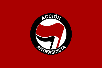 Bandera Acción antifascista España