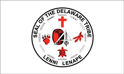 Bandera Sello de la tribu Delaware