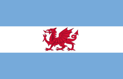 Bandera Colonización galesa en Argentina