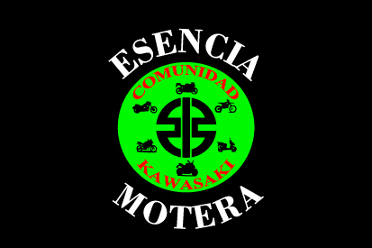 Bandera Kawasaki esencia motera