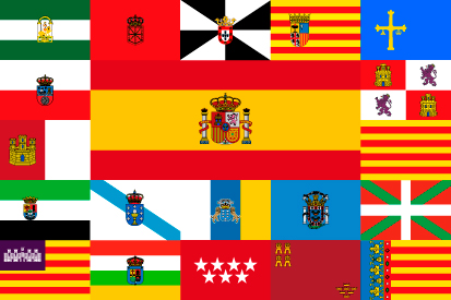 Bandera España y sus comunidades
