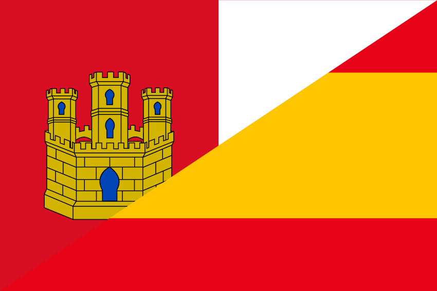 Bandera España-Castilla la Mancha S/E
