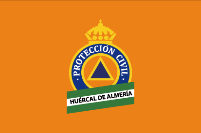 Bandera Protección Civil - Huércal de Almería