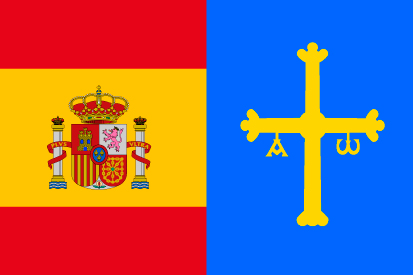 Bandera España-Asturias