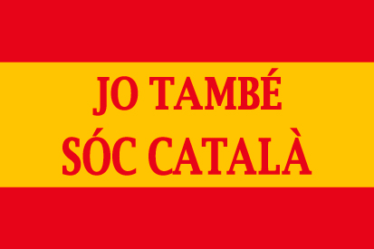 Bandera España personalizada català