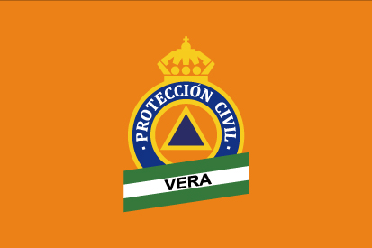 Bandera Protección Civil Vera