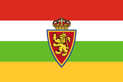 Bandera La Rioja y Real Zaragoza