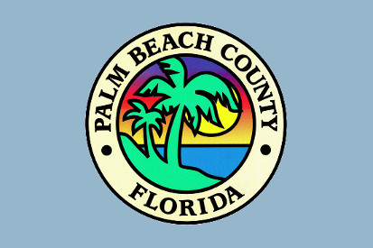 Bandera Condado de Palm Beach