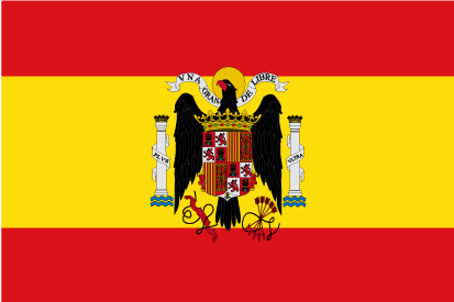 Bandera España Preconstitucional del 1938 a 1945