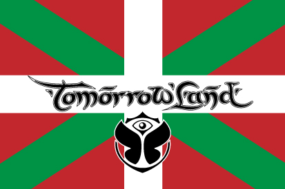 Bandera Pais Vasco Tomorrowland