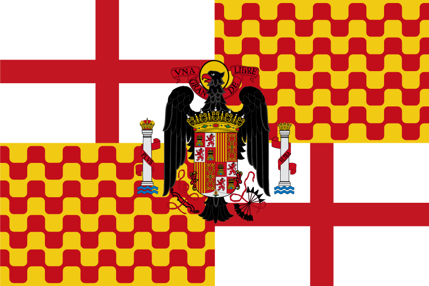 Bandera Tabarnia con águila