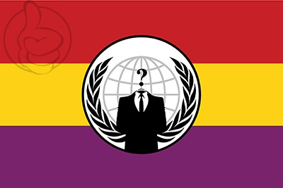Bandera Anonymous Republicana España 