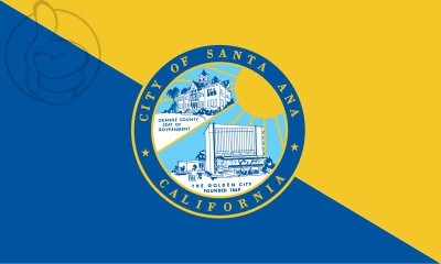 Bandera Santa Ana, California