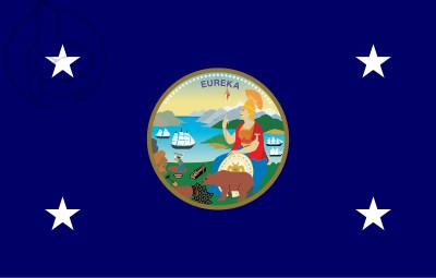 Bandera Estandarte del gobernador de California