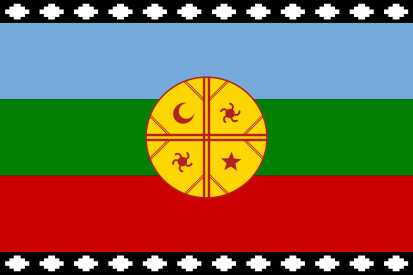 Bandera Pueblo mapuche