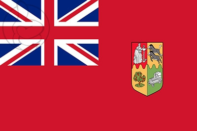 Bandera Sudáfrica bandera roja