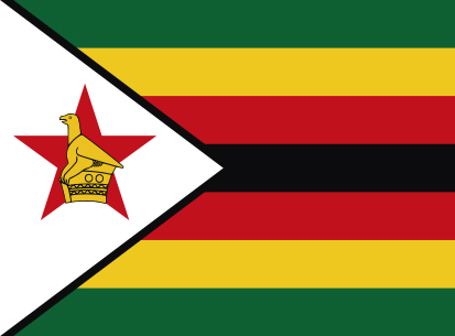 Bandera Zimbabue