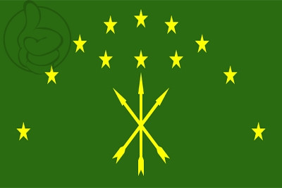 Bandera República de Adiguesia