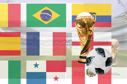 Bandera Pack 32 banderas Mundial Rusia 2018 
