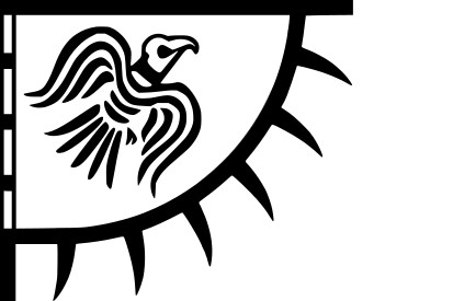 Bandera Estandarte del cuervo