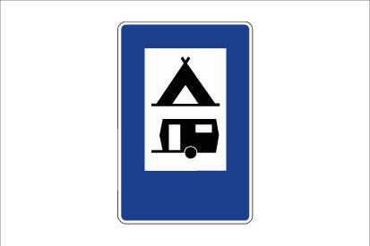 Bandera Señal de Camping