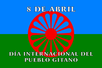 Bandera Gitana 8 de Abril