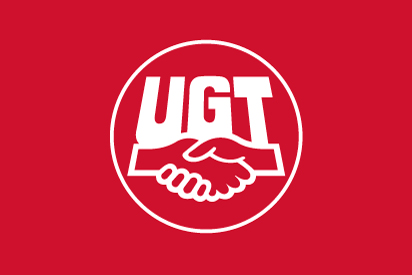 Bandera UGT roja