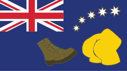 Bandera Australia Simpsons