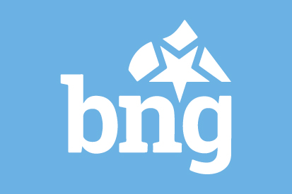 Bandera BNG azul