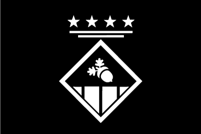 Bandera Sant Esteve de les Roures negra