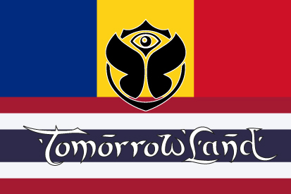 Bandera TomorrowLand Rumania Tailandia